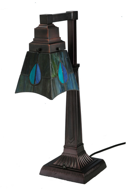 19.5"H Mackintosh Leaf Desk Lamp