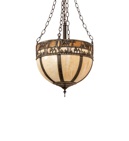 16" Wide Camel Basket Inverted Pendant