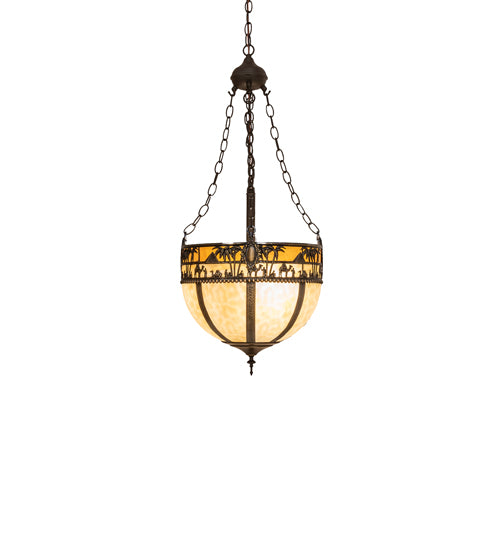 16" Wide Camel Basket Inverted Pendant