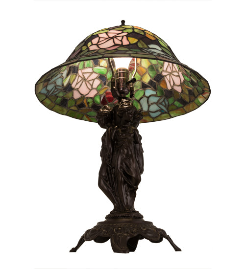 21.5"H Rosebush Table Lamp