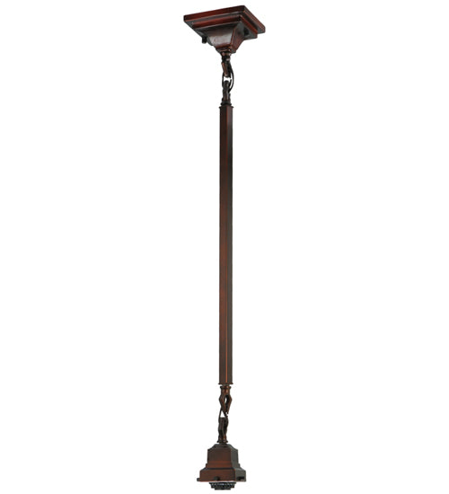 36"H Bungalow 1 Lt Pendant Hardware