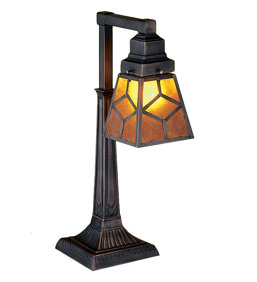 20" High Diamond Craftsman Desk Lamp