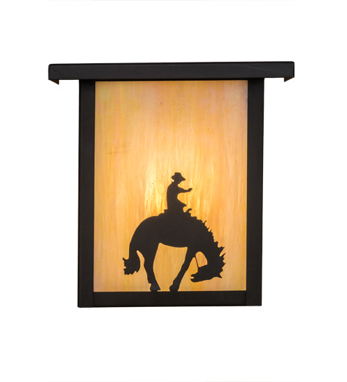 8"W Hyde Park Cowboy Wall Sconce