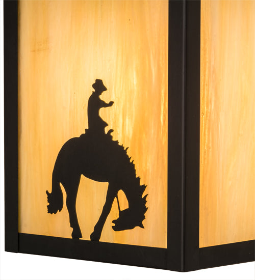 8"W Hyde Park Cowboy Wall Sconce