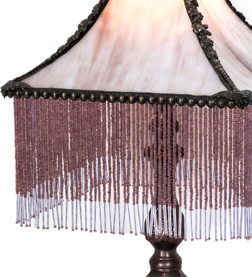 21" High Victoria Fringed Table Lamp