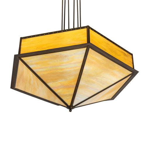 51" Wide Hexagon Inverted Pendant