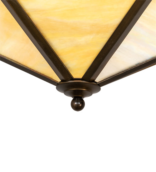 51" Wide Hexagon Inverted Pendant