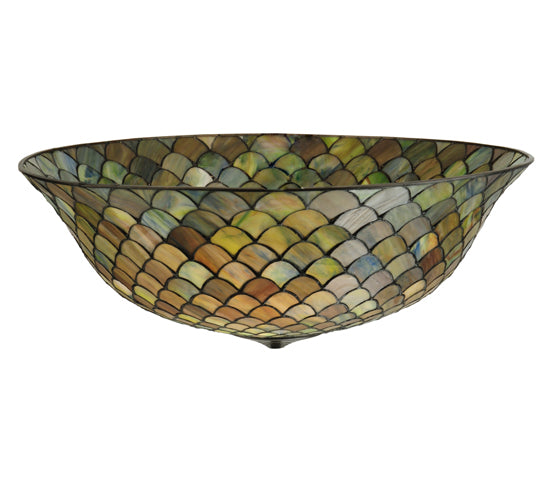 24" Wide Tiffany Fishscale Shade