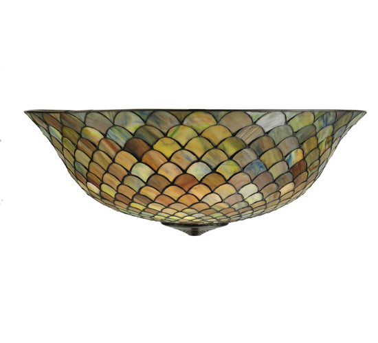 24" Wide Tiffany Fishscale Shade