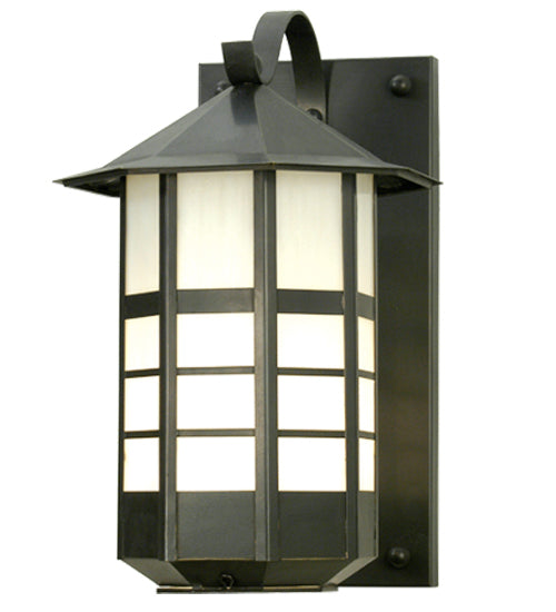 11"W Tyrolean Lantern Wall Sconce