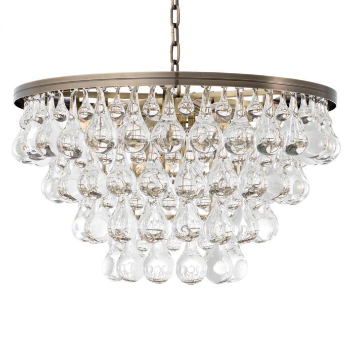 Chandelier Bolzano Light Brushed Brass Finish