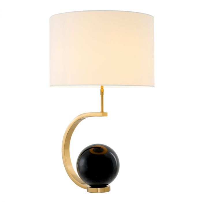 Table Lamp Luigi Gold Finish Including Shade