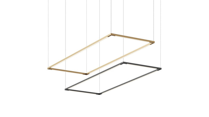 Z-Bar Pendant Medium Rectangle