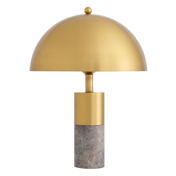 Table Lamp Flair Brass Finish Including Shade