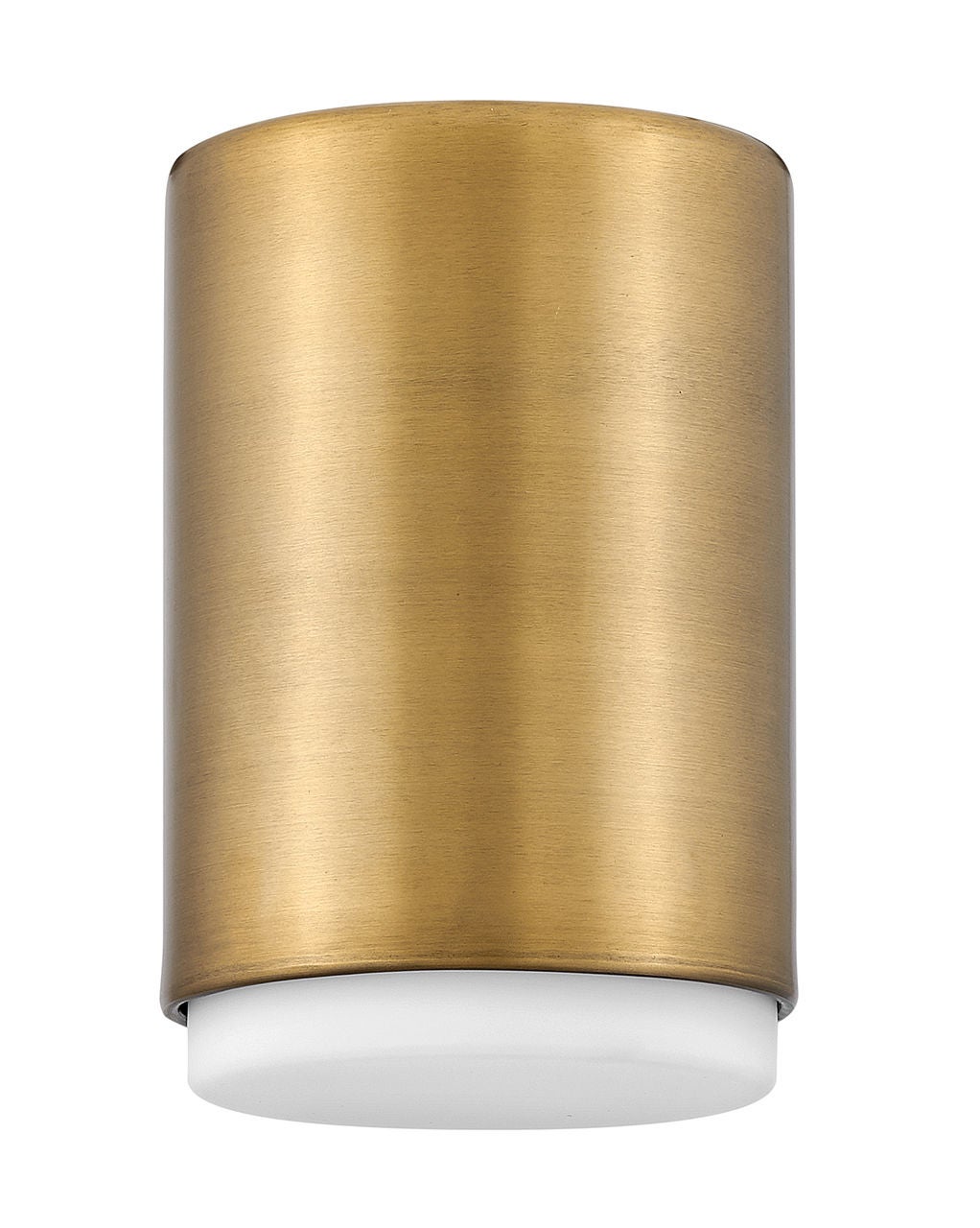 Cedric Extra Small Flush Mount, Lacquered Brass