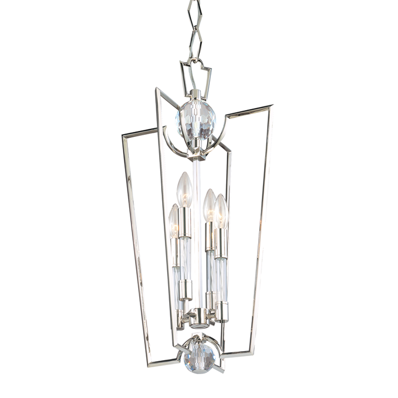 Waterloo Pendant 25" - Polished Nickel