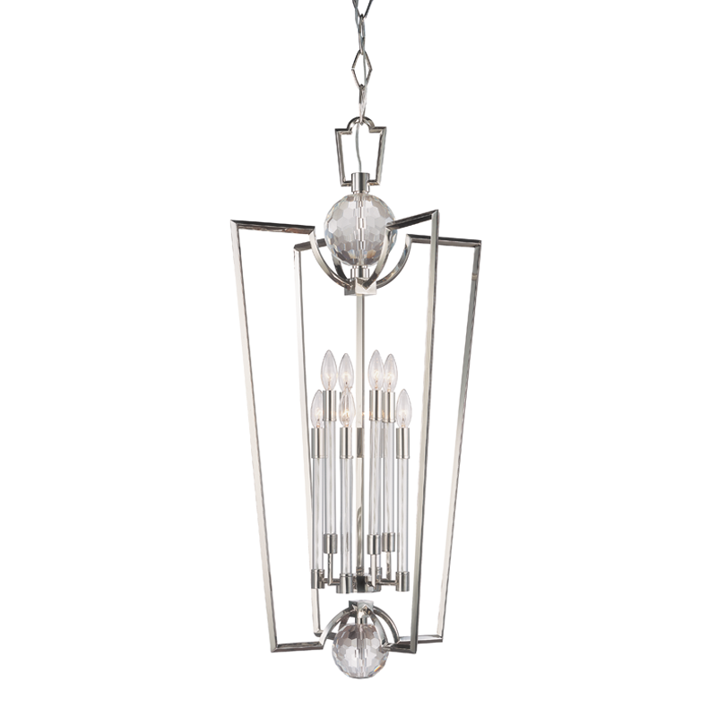 Waterloo Pendant 41" - Polished Nickel