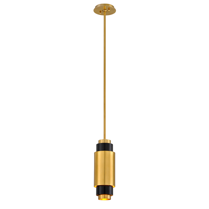 Sidcup Pendant 14" - Vintage Brass Bronze Accents