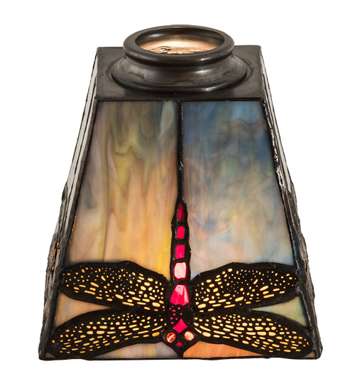 5" Square Prairie Dragonfly Shade