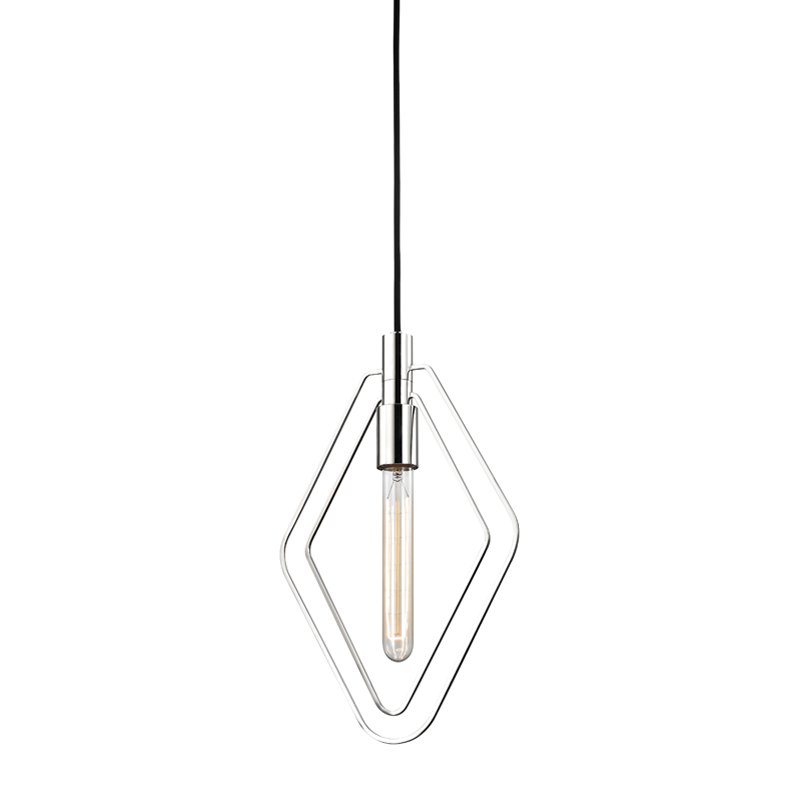 Masonville Pendant 9" - Polished Nickel