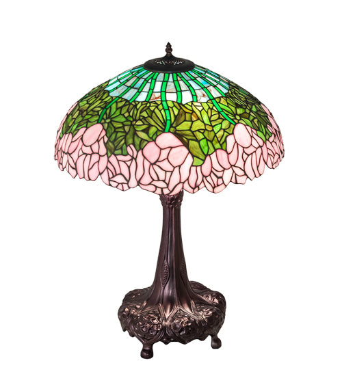 31" High Tiffany Cabbage Rose Table Lamp