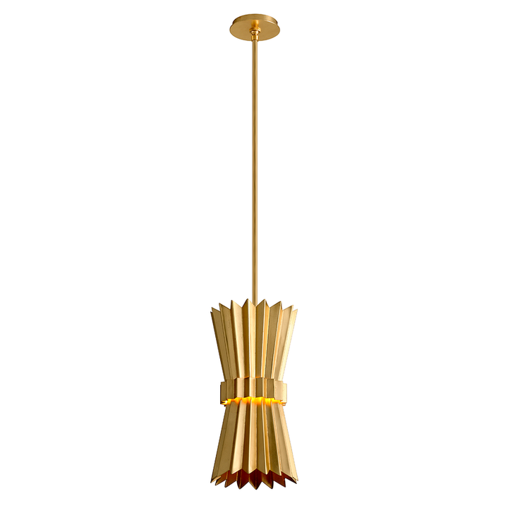 Moxy Pendant 15" - Gold Leaf