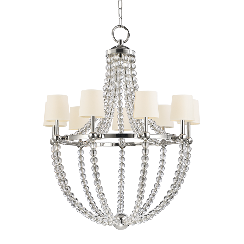 Danville Chandelier 45" - Polished Nickel