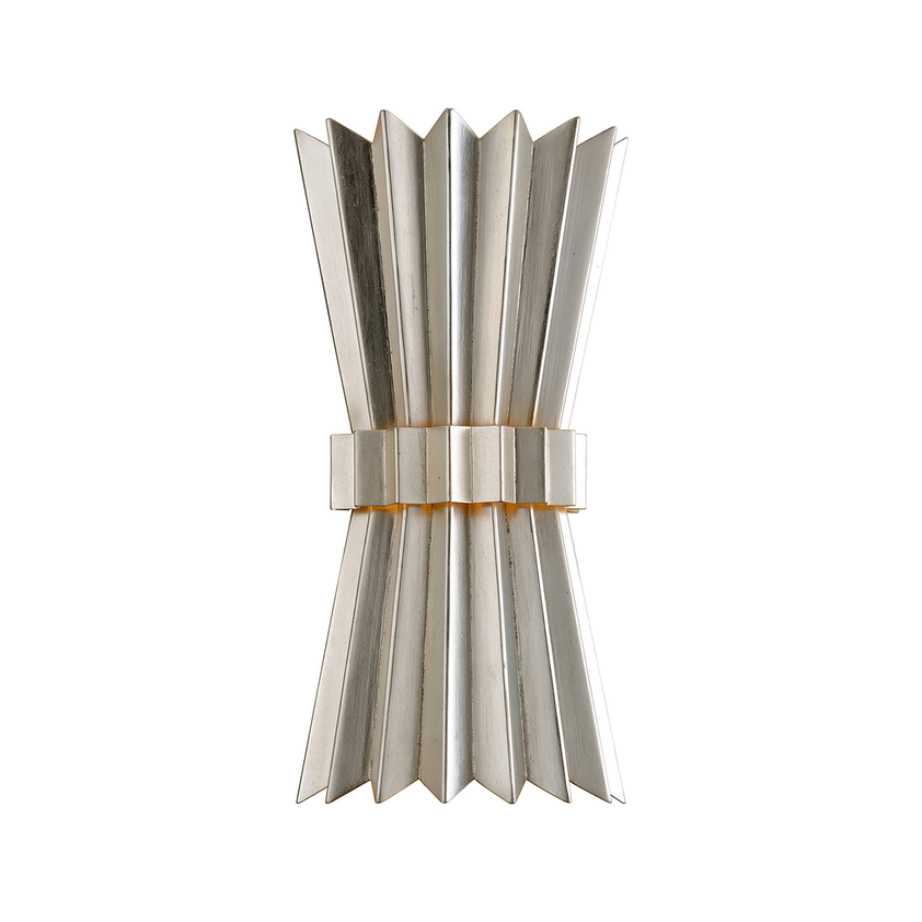 Moxy Wall Sconce 15" - Silver Leaf