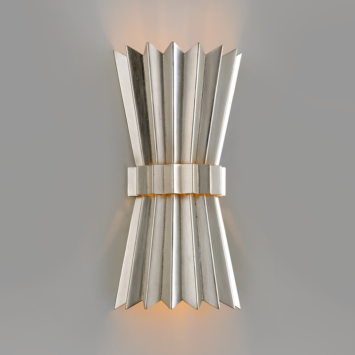 Moxy Wall Sconce 15" - Silver Leaf