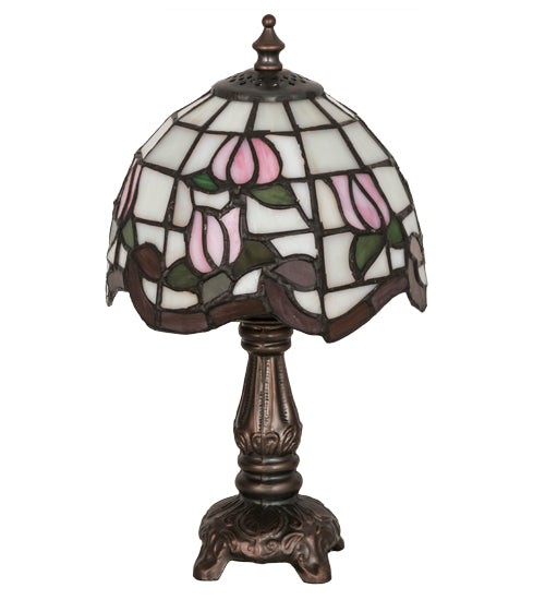 12"H Roseborder Mini Lamp