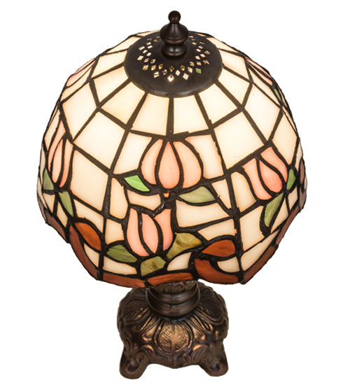 12"H Roseborder Mini Lamp