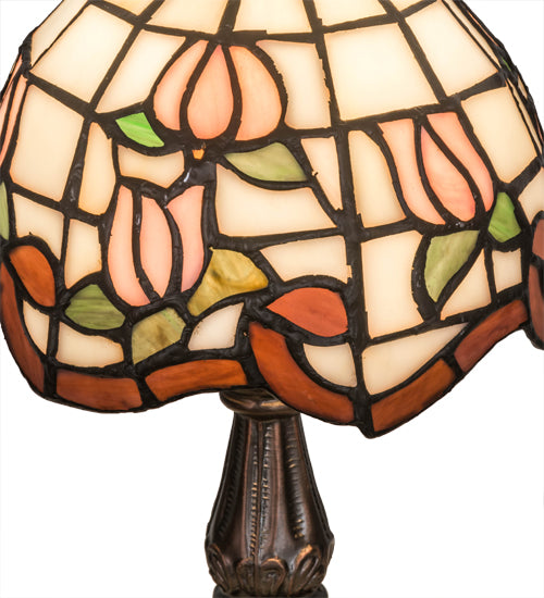 12"H Roseborder Mini Lamp