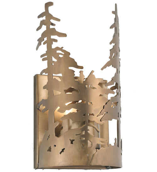 5.5"W Tall Pines Wall Sconce