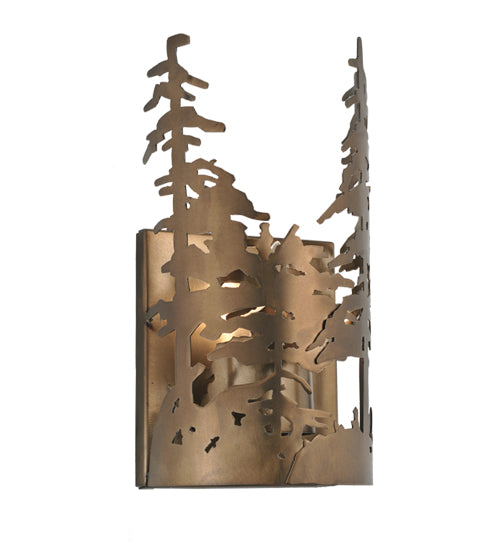 5.5"W Tall Pines Wall Sconce