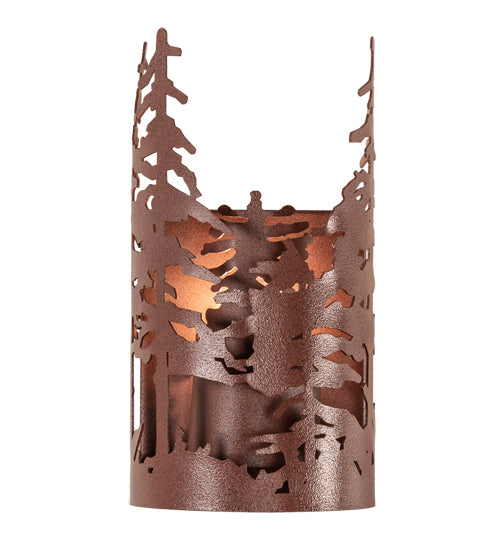 5" Wide Tall Pines Wall Sconce