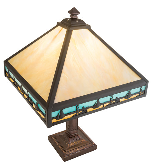 22" High Sailboat Mission Table Lamp