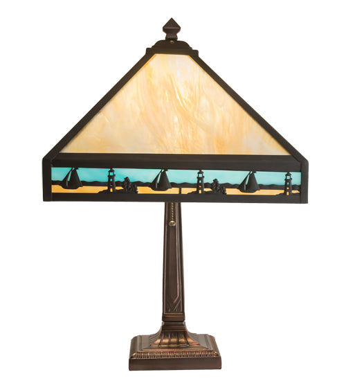 22" High Sailboat Mission Table Lamp