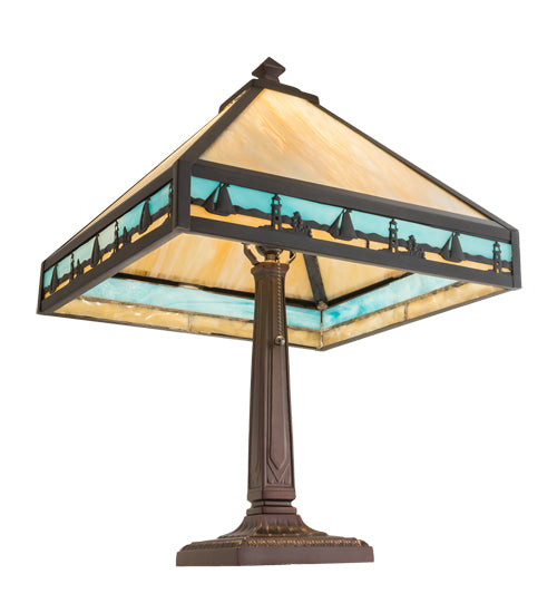 22" High Sailboat Mission Table Lamp