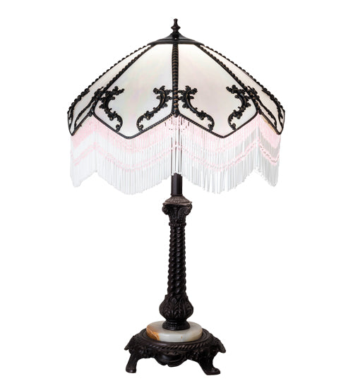 30" High Regina Fringed Table Lamp