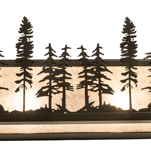 30" Wide Tall Pines Vanity Light