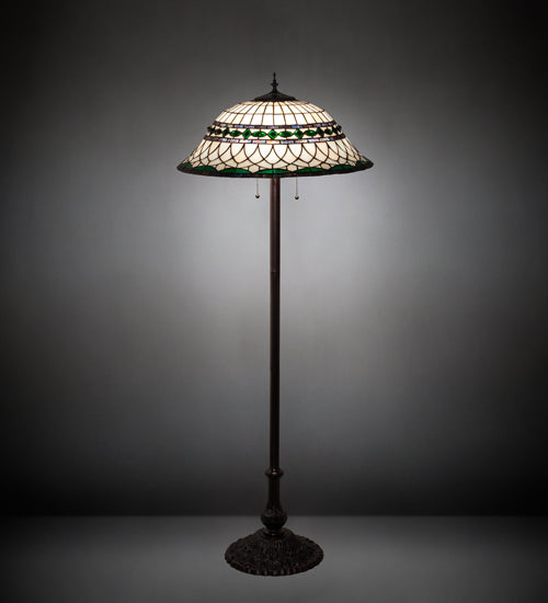 62" High Tiffany Roman Floor Lamp