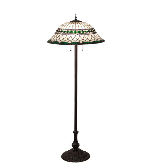 62" High Tiffany Roman Floor Lamp