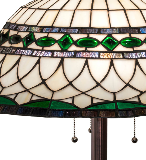 62" High Tiffany Roman Floor Lamp