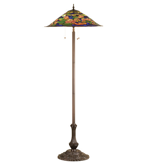 64"H Tiffany Pond Lily Floor Lamp