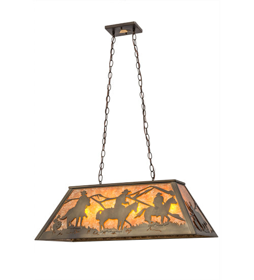 33"L Rustlers Oblong Pendant