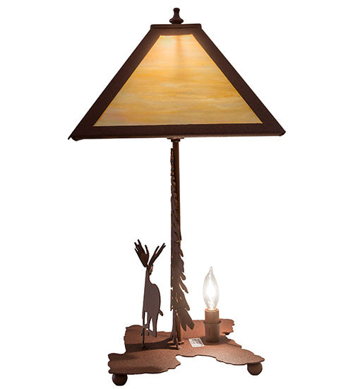 21"H Moose On The Loose Table Lamp