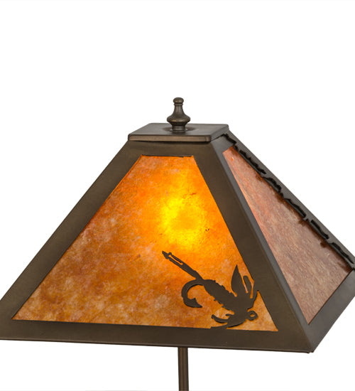 21"H Leaping Trout Table Lamp