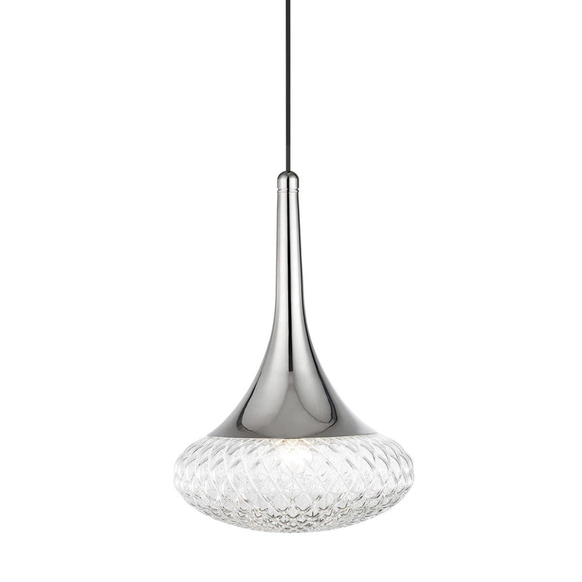 Bella Pendant 17" - Polished Nickel