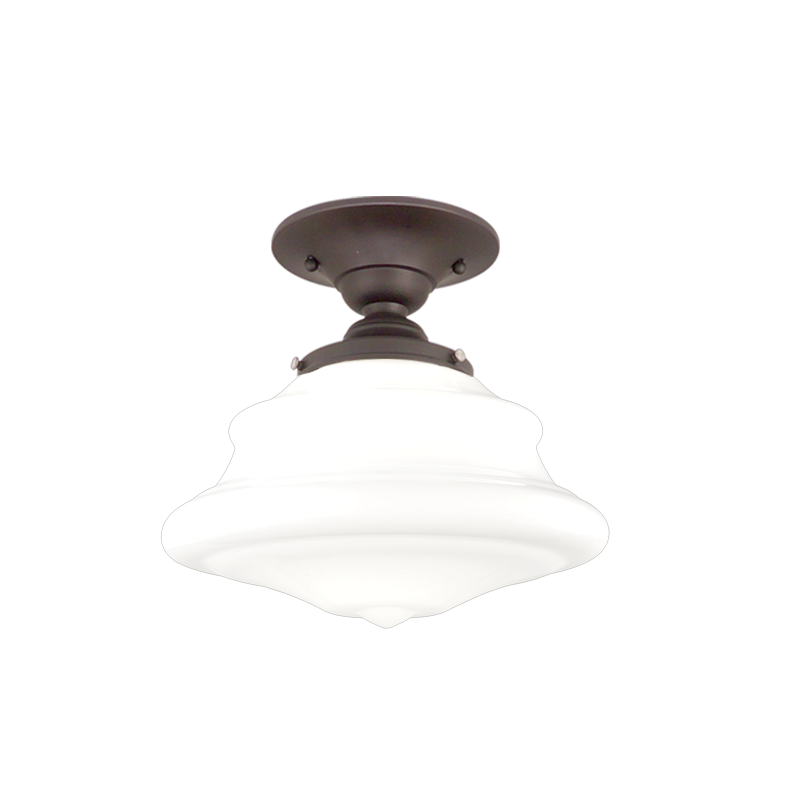 Petersburg Semi Flush 8" - Old Bronze