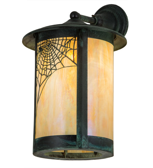 12"W Fulton Spider Web Solid Mount Wall Sconce